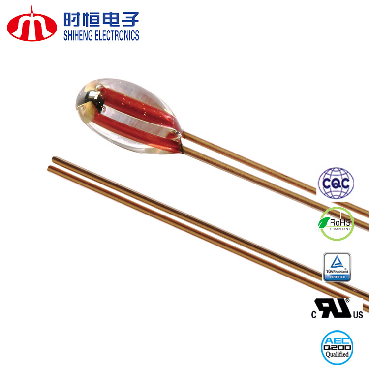 Glass-encapsulated thermistors